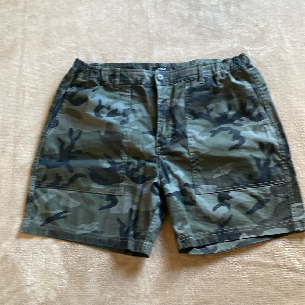 RVCA camo shorts, worn once
